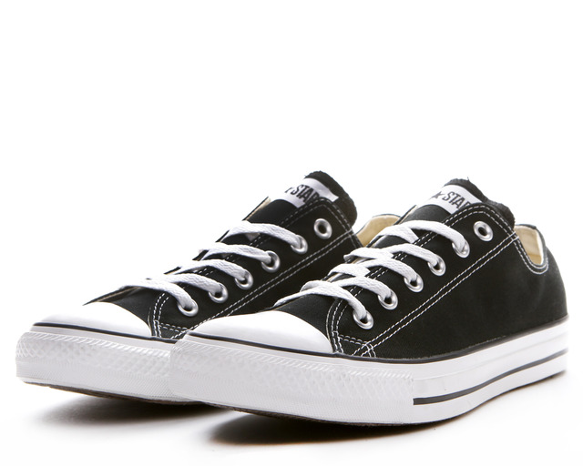 black and white low converse